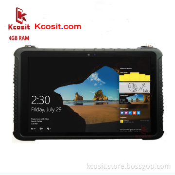 Industrial Computer Military K16H Rugged Windows 10 Tablet PC 4GB RAM 64GB ROM IP67 Waterproof 10.1" GPS 4G Fingerprint RS232